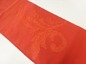 アンティーク　唐草模様織出し名古屋帯（材料）